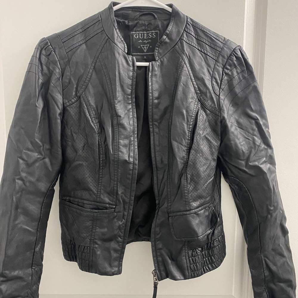Guess leather jacket